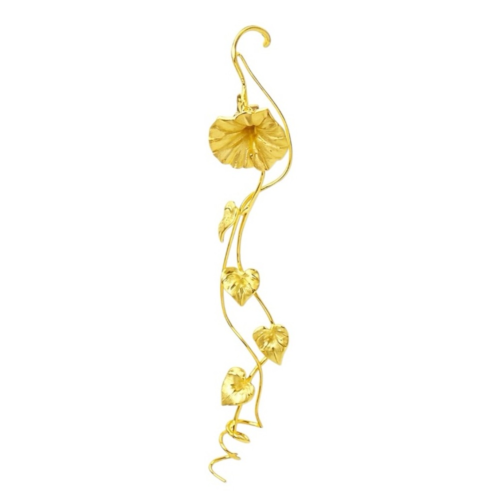 Gold 925 Silver The Zoorina Flower Brooch
